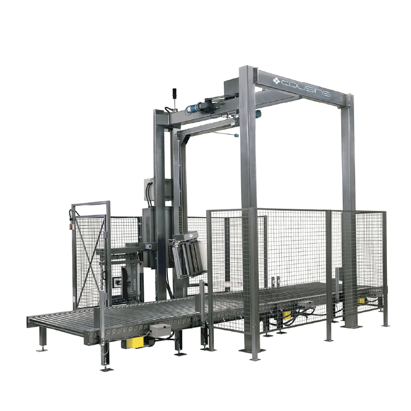 4100-45-OHA Conveyorized Automatic Pallet Wrapper - Cousins Packaging